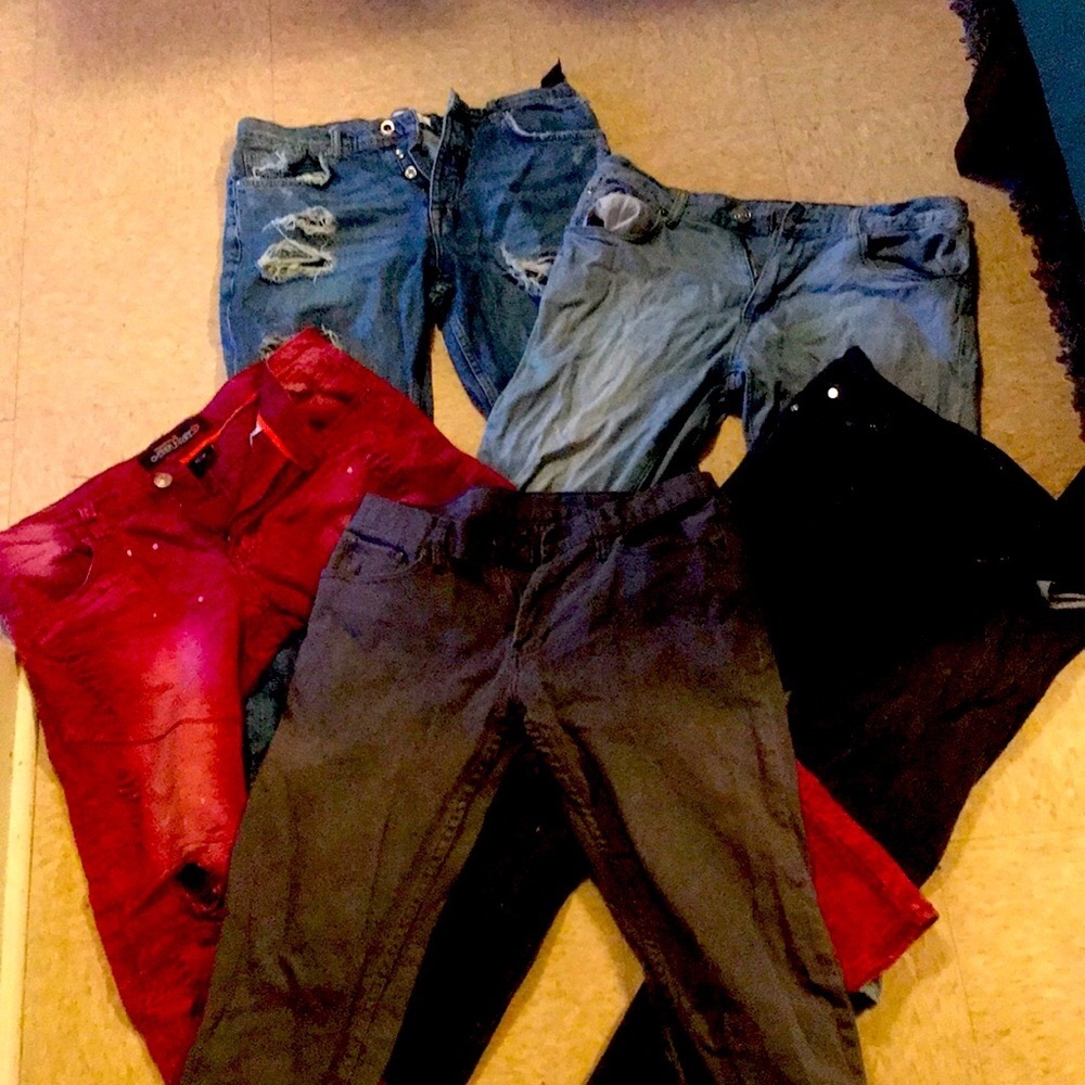 Pacific Sunwear, Buckle, Aeropostale Mens jeans